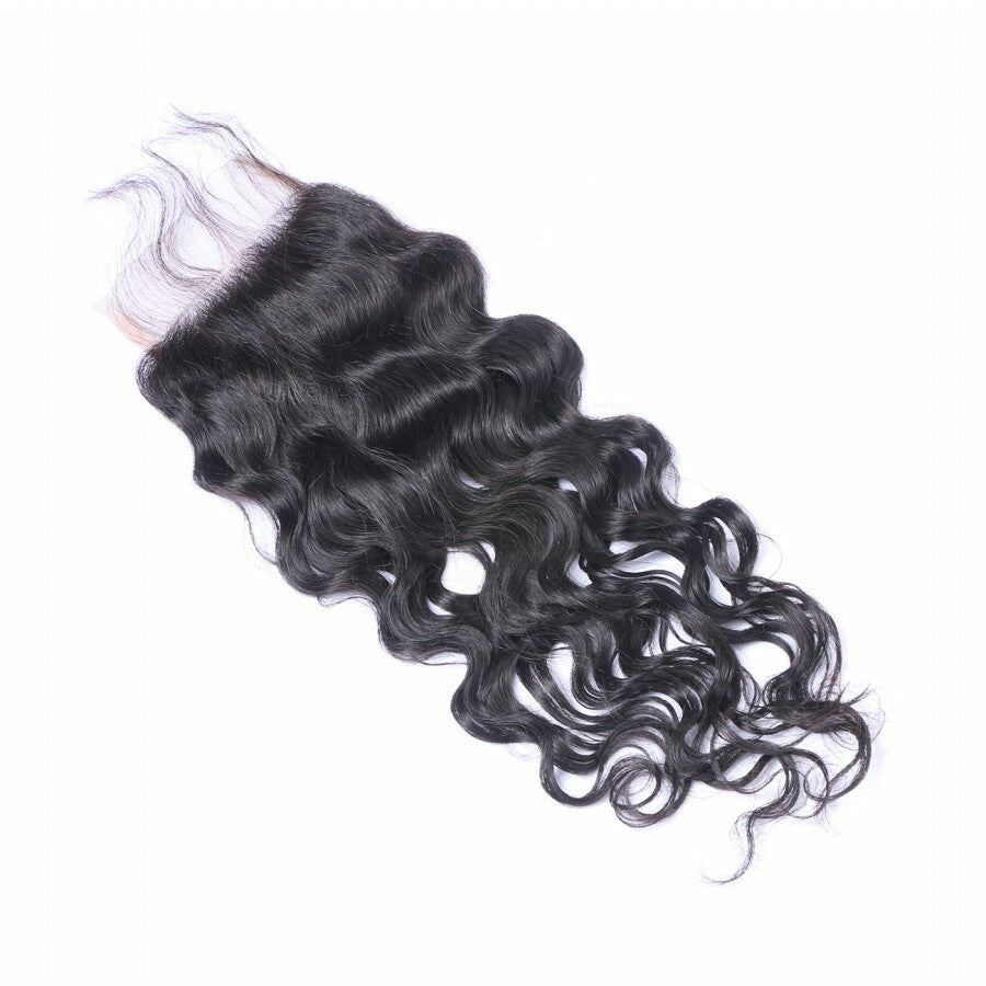 NATURAL WAVY LACE CLOSURE 4X4