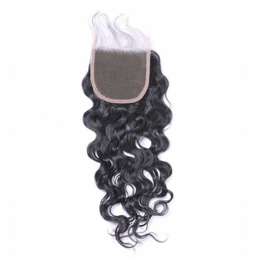 NATURAL WAVY LACE CLOSURE 4X4