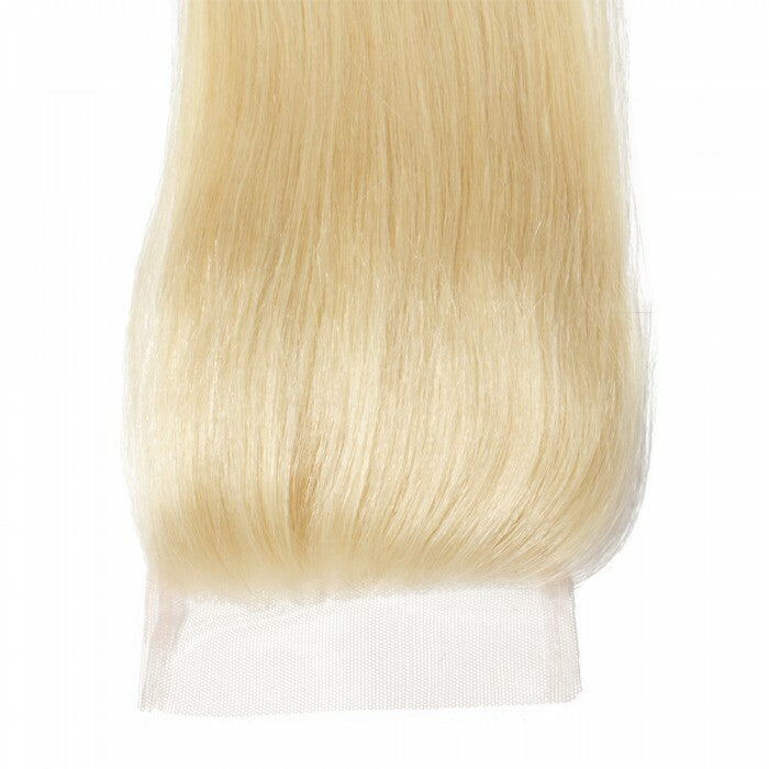 RUSSIAN BLONDE STRAIGHT LACE CLOSURE 4X4