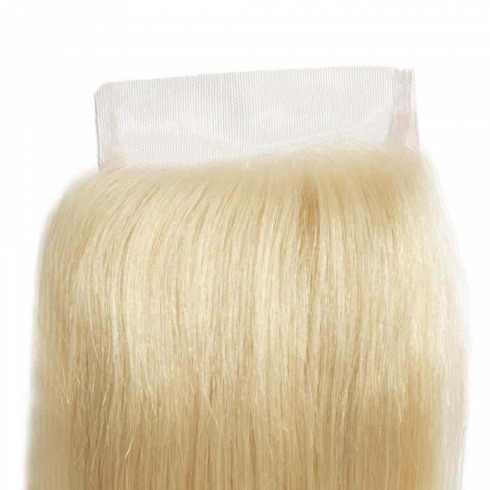 RUSSIAN BLONDE STRAIGHT LACE CLOSURE 4X4